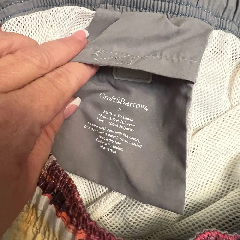 Men's Croft & Barrow Men’s Swim Trunks - Size Small